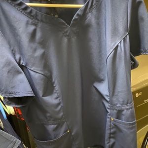 Heart soul scrub top